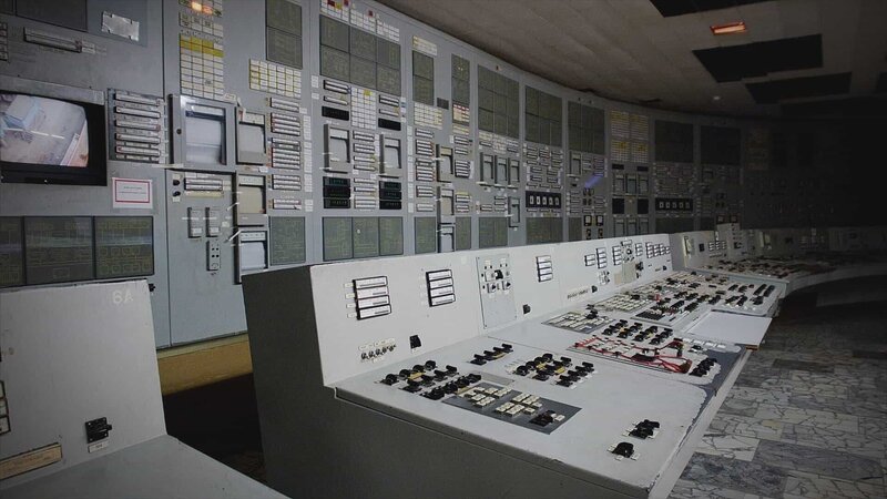 Kontrollraum im Atomkraftwerk Tschernobyl. – Bild: ZDF und Alexander Detig/​Alexander Detig