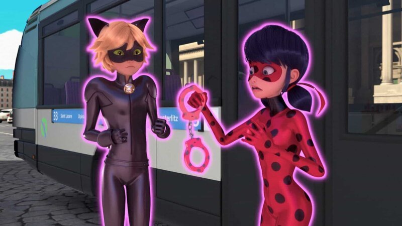 L-R: Cat Noir, Ladybug – Bild: Disney Channel