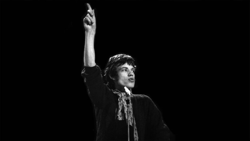Mick Jagger 1967 bei einem Stones-Konzert in London. – Bild: ZDF und David Redfern /​ Staff /​ Getty Images.