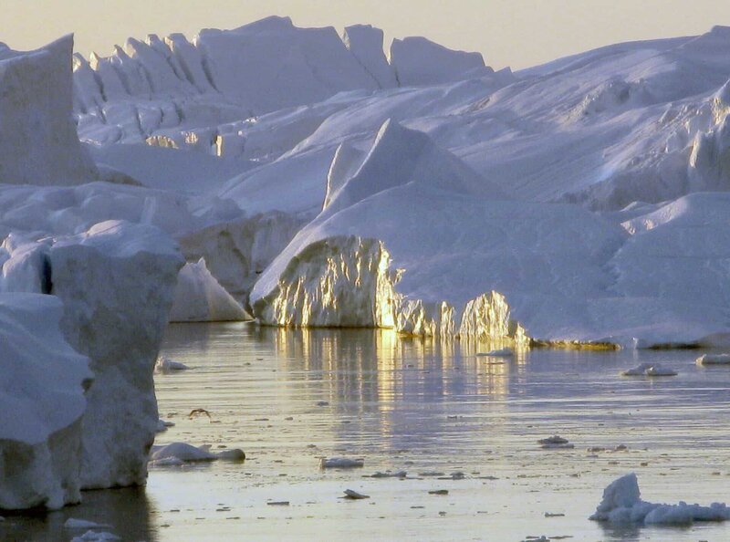 Der Ilulissat Eisfjord liegt an der grönländischen Westküste, 250 Kilometer nördich des Polarkreises. – Bild: SWR/​SWR/​Reinhard Kungel