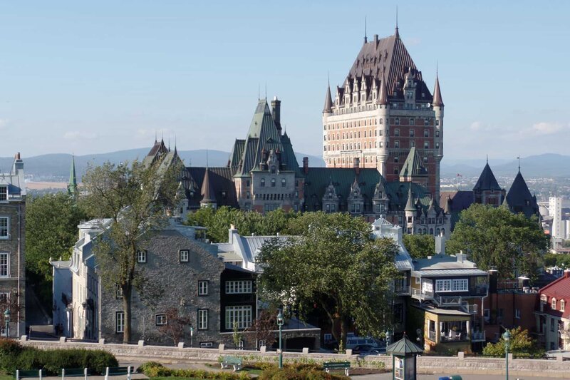 Chateau Frontenac in Quebec City. – Bild: ZDF und SR/​Julia Leiendecker