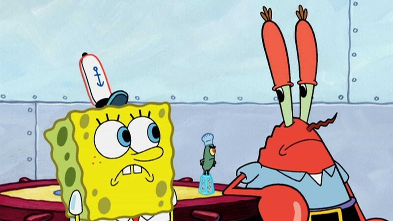 L-R: SpongeBob, Plankton, Mr. Krabs – Bild: ViacomCBS
