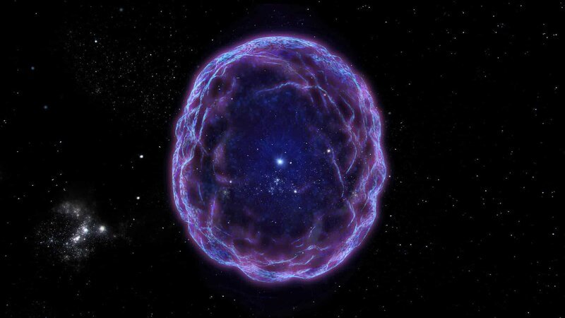 Die besonders heißen, freigelegten Kerne von vergangenen, sehr massereichen Sternen werden Wolf-Rayet-Sterne genannt. – Bild: WELT