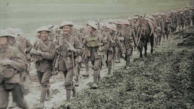 Im Juni 1916 bereiten sich Soldaten der britischen Armee auf die große Somme-Offensive vor, ohne zu ahnen, dass dies die tödlichste Schlacht des Ersten Weltkriegs sein wird. Über 200.000 britische, 66.000 französische und 170.000 deutsche Soldaten werden ihr Leben verlieren. – Bild: National Geographic Channel