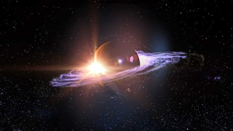 Durch die Erforschung von supermassereichen Schwarzen Löchern hofft die Wissenschaft, wichtige Erkenntnisse über die Entstehung des Universums zu erhalten. – Bild: WELT