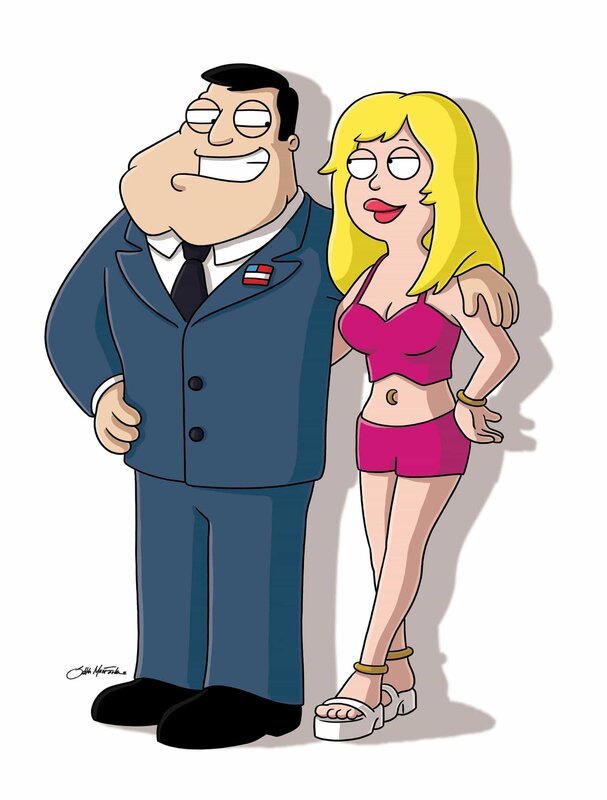 Stan und Francine – Bild: ViacomCBS /​ FOX /​ 2006 FOX BROADCASTING /​ AMERICAN DAD and 2006 TCFFC ALL RIGHTS RESERVED