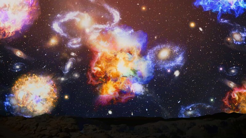 Bei Supernova-Explosionen wurden vor 10–12 Milliarden Jahren große Mengen chemischer Elemente freigesetzt. – Bild: Autentic GmbH