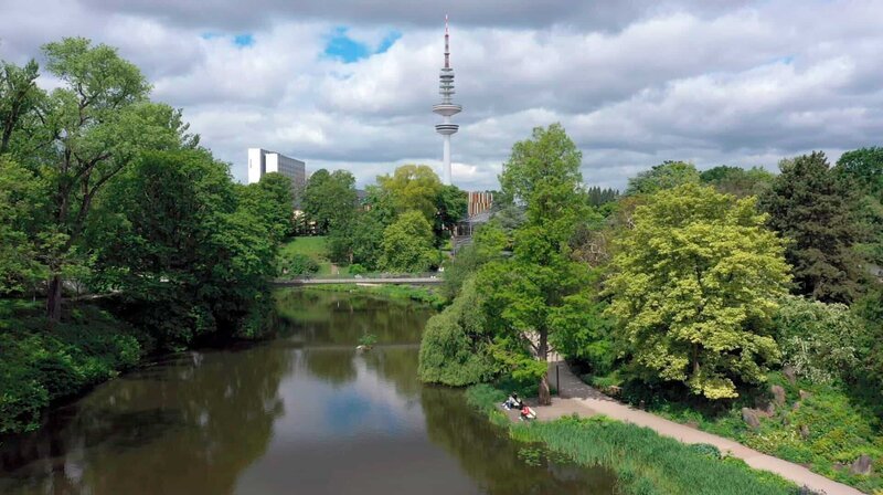 Der Wallgraben ist ein sehr naturnaher Bereich des Hamburger Parks Planten un Blomen. – Bild: NDR