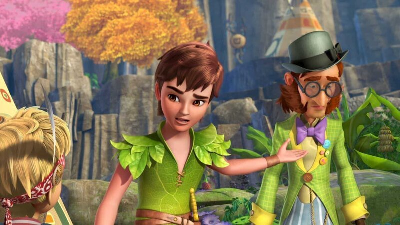 Peter Pan versucht Mister Ploof davon abzuhalten, eine Dummheit zu begehen. – Bild: ZDF und 2012 DQ Entertainment./​2012 DQ Entertainment