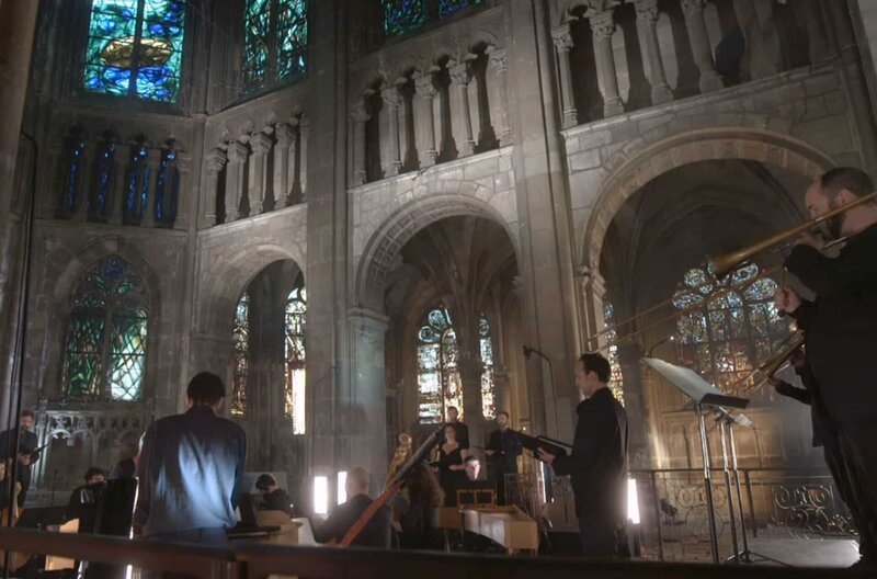 Konzert des Ensembles Les Cris de Paris zu Ehren von Heinrich Schütz in der Kirche Saint-Jacques in Reims – Bild: Caméra Lucida / © Caméra Lucida Konzert des Ensembles Les Cris de Paris zu Ehren von Heinrich Schütz in der Kirche Saint-Jacques in Reims – Bild: Caméra Lucida / © Caméra Lucida