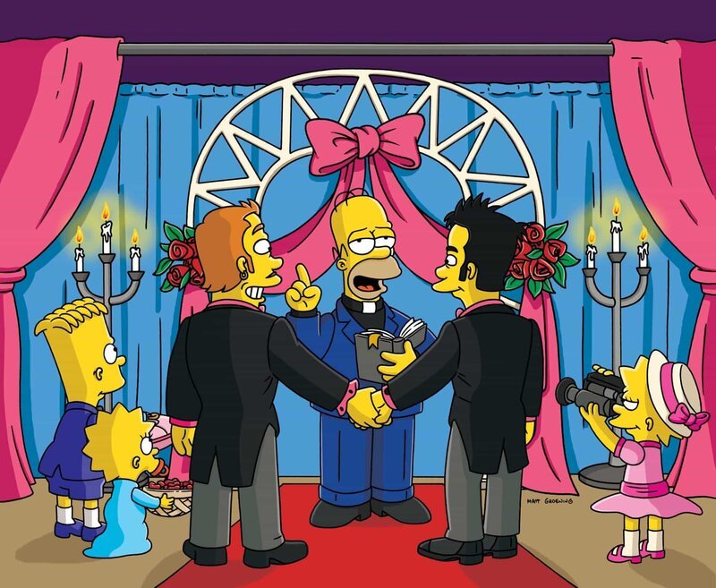 Um den Tourismus in Springfield wieder anzukurbeln, hat Lisa (r.) eine gute Idee. Bart (l.), Homer (2.v.r.) und Maggie (2.v.l.) sind natürlich mit dabei … – Bild: und TM Twentieth Century Fox Film Corporation – Alle Rechte vorbehalten Lizenzbild frei