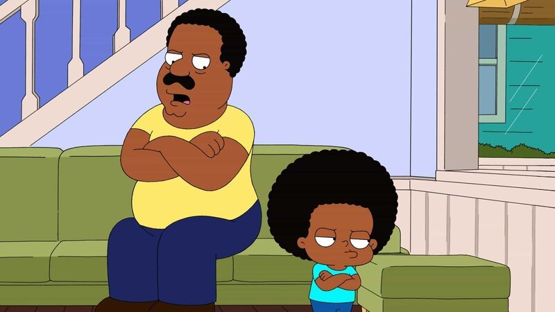 Cleveland Brown (l.); Rallo Tubbs (r.) – Bild: Paramount /​ FOX /​ 2012 FOX BROADCASTING /​ THE CLEVELAND SHOW and 2012 TCFFC ALL RIGHTS RESERVED.