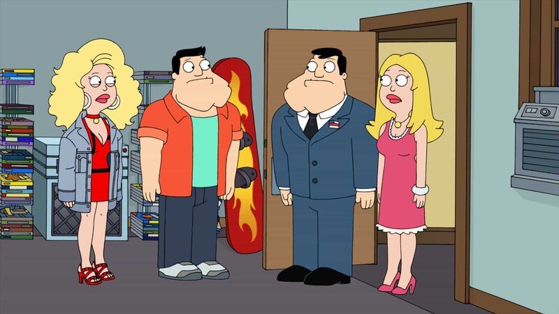 L-R: young Francine, young Stan, Stan, Francine – Bild: ViacomCBS /​ FOX /​ FOX BROADCASTING /​ TCFFC ALL RIGHTS RESERVED.