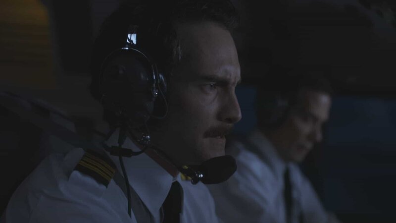 REENACTMENT – pilot and copilot of Martinair Flight 495. (Cineflix 2021/​James Griffith) – Bild: National Geographic