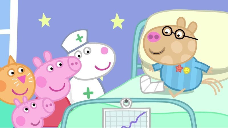 v.li.: Candy Cat, George Pig, Peppa Pig, Suzy Sheep, Pedro Pony – Bild: TVNOW