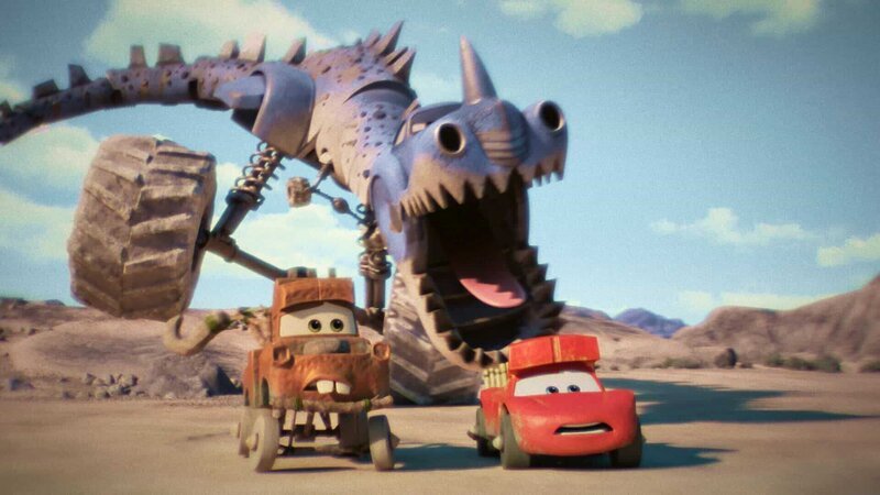 Vorne: Lightning McQueen (r.) und Mater (l.) – Bild: Disney