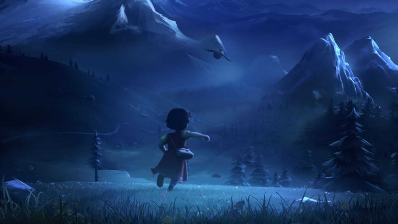 Aus Angst vor der Schule läuft Heidi nachts weg. – Bild: ZDF/​Studio 100 Animation/​Heidi Productions Pty. Limited