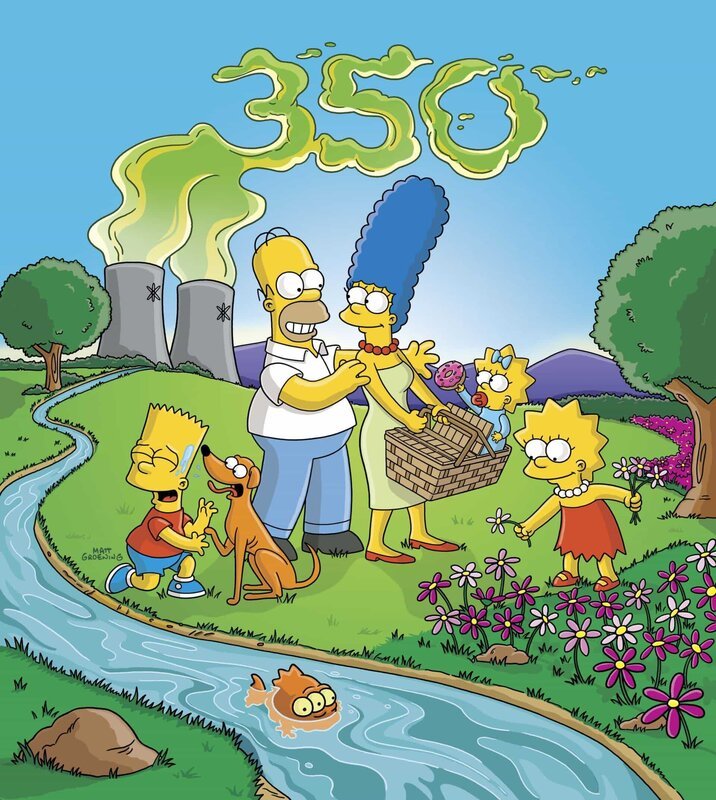 Die Simpsons machen einen Ausflug ins Grüne: Auf 350 stattliche Folgen hat es die beliebte Fernsehfamilie bereits gebracht! – Bild: und TM Twentieth Century Fox Film Corporation – Alle Rechte vorbehalten Lizenzbild frei
