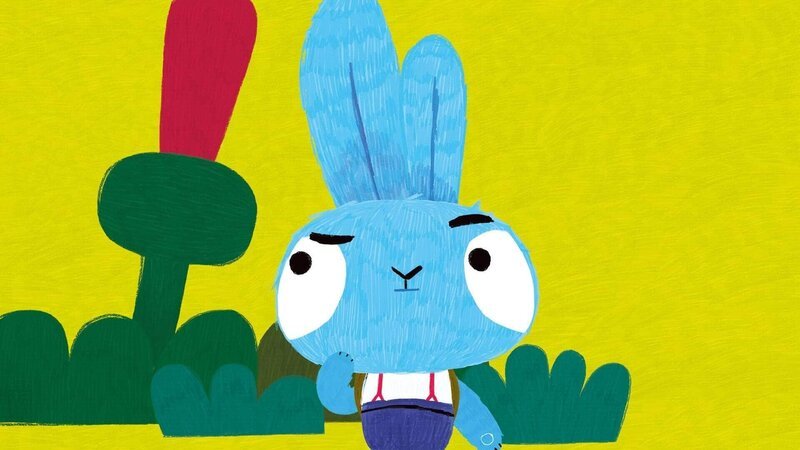 Was kann Bop nur tun? Der kleine Pfau Percy kann seine tollen Schwanzfedern nicht öffnen. Schließlich bringt Bop Percy mit einem „Schluckauf Anfall“ so sehr zum Lachen, dass er plötzlich doch seine wunderschönen Pfaunfedern öffnen kann. – Bild: 2020 publishing house Glowberry Books LLC.