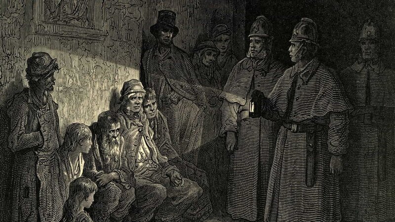 Die vierteilige Reihe nimmt einige der berüchtigtsten und schockierendsten Kriminalfälle der britischen Geschichte unter die Lupe. In Spielszenen werden die Tathergänge rekonstruiert und durch Interviews mit Historikern und Beteiligten sowie mittels Archivmaterial eingeordnet. – Bild: ZDF und Edward Cotterill