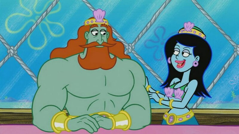 L-R: King Neptune, Queen Amphitrite – Bild: ANNÉE Viacom International Inc. Tous droits réservés. Nickelodeon, Bob l’éponge et tous les autres titres, logos et personnages qui y sont associés sont des marques de commerce de Viacom International inc. Créé par Stephen Hillenburg.