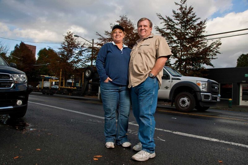 Das Ehepaar Scott und Susie Bawcom gehört zu den Topverdienern unter den unabhängigen Transportspezialisten in den USA. – Bild: 2012 A&E Televison Networks, LLC. All Rights Reserved Lizenzbild frei