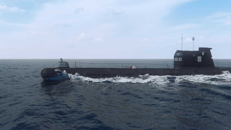 Submarine surface cruising, profile. – Bild: Pacific Fleet Productions Inc.