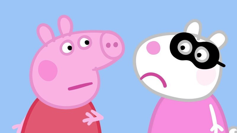 v.li.: Peppa Pig, Suzy Sheep – Bild: TVNOW