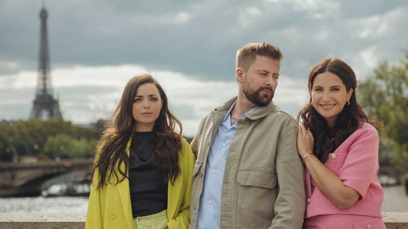Anne Menden (l.), Felix von Jascheroff und Chryssanthi Kavazi – Bild: RTL /​ Anna Riedel