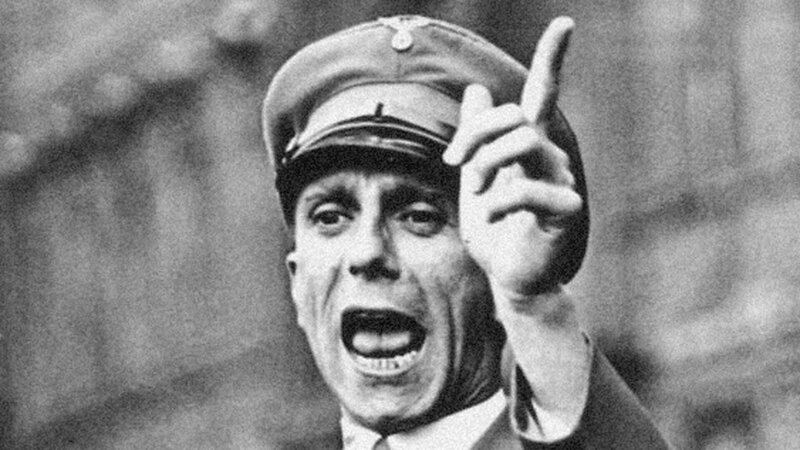 Joseph Goebbels hat als Propaganda-Chef die Ideologie des NS-Regimes durch einfache Bilder und leicht verständliche Formulierungen an die breite Masse vermittelt. – Bild: WELT