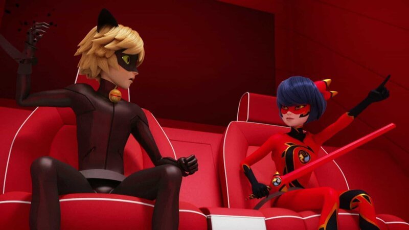 L-R: Cat Noir, Ladybug – Bild: Disney Channel