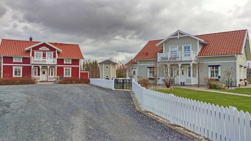 Der Bau eines Schwedenhauses dauert in der Regel vier Monate vom ersten Tag der Montage bis zum Einzug. – Bild: N24 Doku Der Bau eines Schwedenhauses dauert in der Regel vier Monate vom ersten Tag der Montage bis zum Einzug. – Bild: N24 Doku