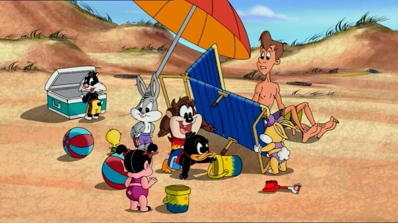 Floyd verbringt mit den Baby Looney Tunes einen Tag am Strand. – Bild: 46