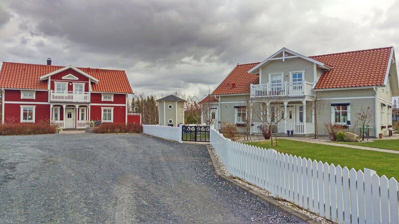 Der Bau eines Schwedenhauses dauert in der Regel vier Monate vom ersten Tag der Montage bis zum Einzug. – Bild: BILD