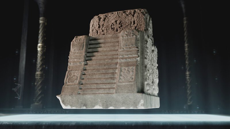 Der Teocalli-Monolith wurde aus vulkanischem Gestein geschlagen. – Bild: BILD