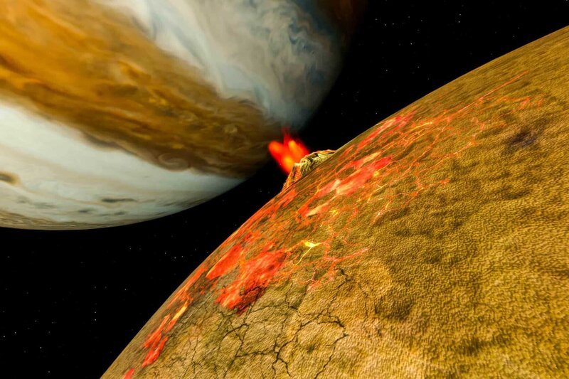 Vulkanausbruch am Jupiter – Bild: Windfall Films