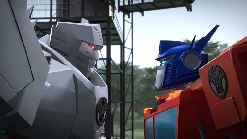 L-R: Megatron, Optimus Prime – Bild: Paramount