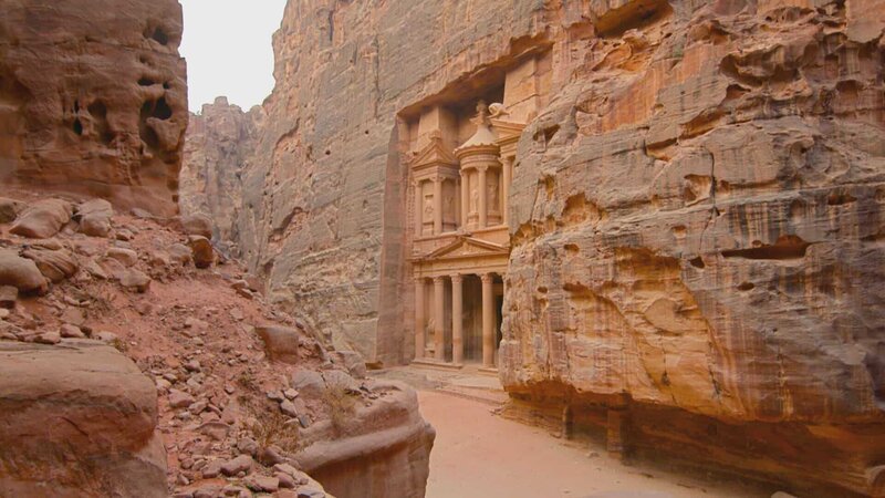 Petra, Jordanien – Die Schatzkammer in Petra. – Bild: National Geographic