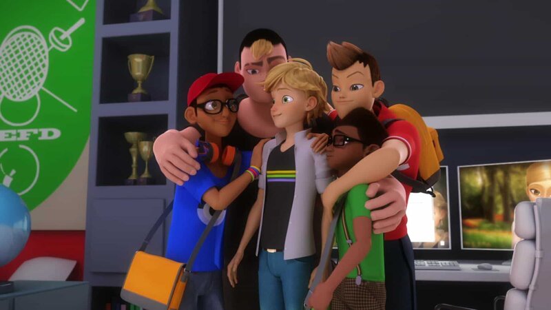 In the middle: Adrien Agreste – Bild: Disney