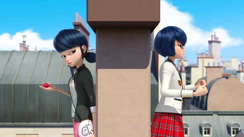 L-R: Marinette Dupain-Cheng, Kagami – Bild: Disney