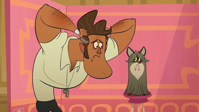 Firts fro mthe right: Taffy the racoon – Bild: Disney