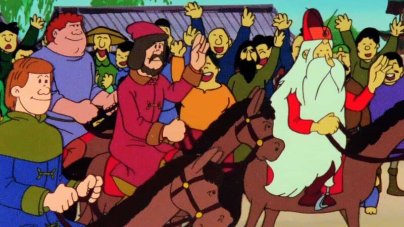 Im Jahre 1271 brechen die Gebrüder Polo zu ihrer Reise nach China auf. – Bild: ZDF und OneGate Media./​OneGate Media