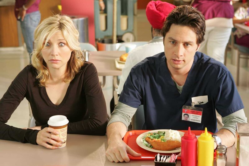 Elliot Reid (Sarah Chalke), John „J.D.“ Dorian (Zach Braff) – Bild: Touchstone Television Lizenzbild frei