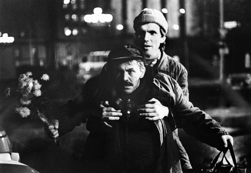 Daniel Minetti als Frank und Ulrich Thein als Martin. – Bild: MDR/​ORB/​DRA