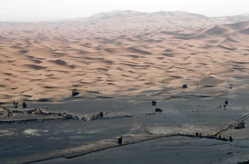 Mit Tageshöchsttemperaturen von mehr als 50 Grad gehört die Sahara zu den heißesten und trockensten Orten der Erde. – Bild: Ashley Meneely /​ © Ashley Meneely