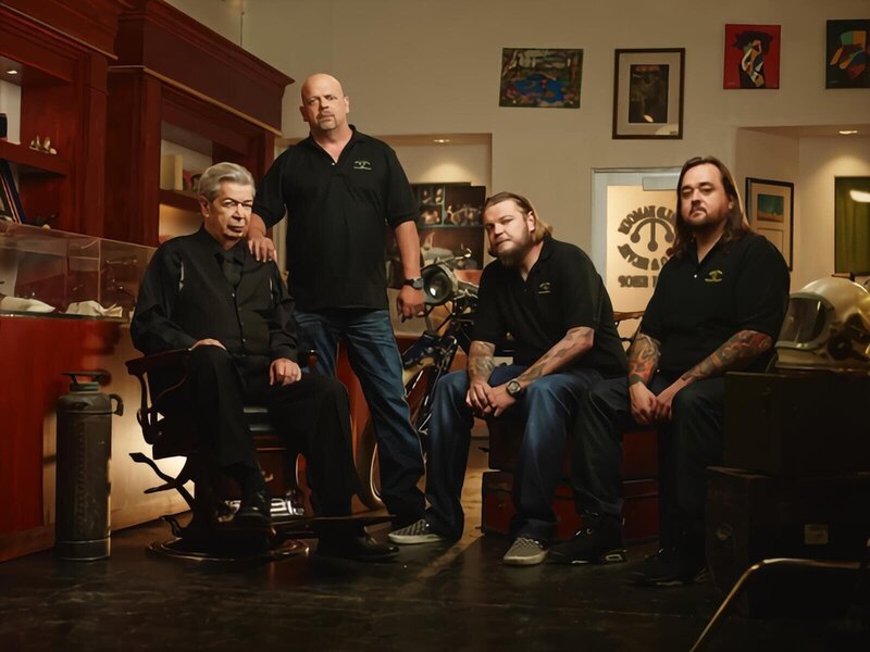L-R: Richard Harrison, Rick Harrison, Corey Harrison, Austin Lee Russell – Bild: History