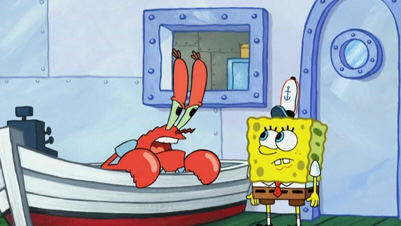 L-R: Mr. Krabs, SpongeBob SquarePants – Bild: ViacomCBS