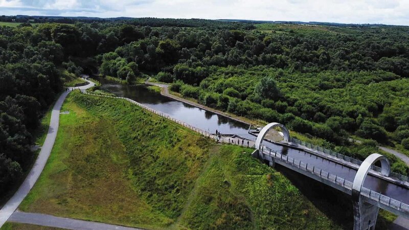 Das Falkirk-Dreieck im Vereinigten Königreich erstreckt sich vom schottischen Fife bis nach Stirling. Diese Gegend ist eine Hochburg für die Sichtungen blinkender UFOs. – Bild: WELT
