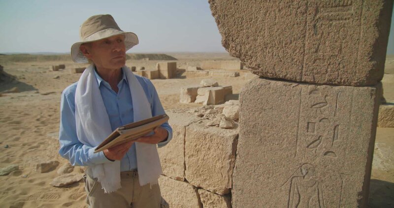 Dem Rätsel auf der Spur: der französische Archäologe Audran Labrousse in Sakkara, Ägypten. – Bild: ZDF und Patrick Acum.