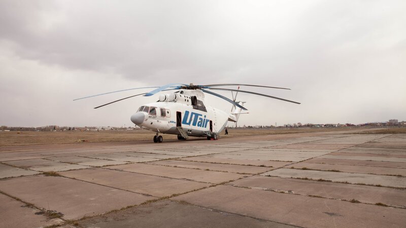 Bis zu 1952 Kilometer kann die Mil Mi-26 mit nur einer Tankfüllung zurücklegen. Es ist der größte und stärkste Hubschrauber, der jemals serienmäßig produziert wurde. – Bild: BILD